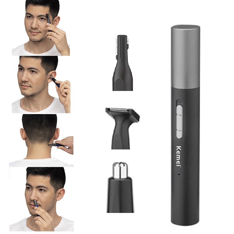 Grooming Kit - 케메이 프로 충전식 코털 트리머 펜