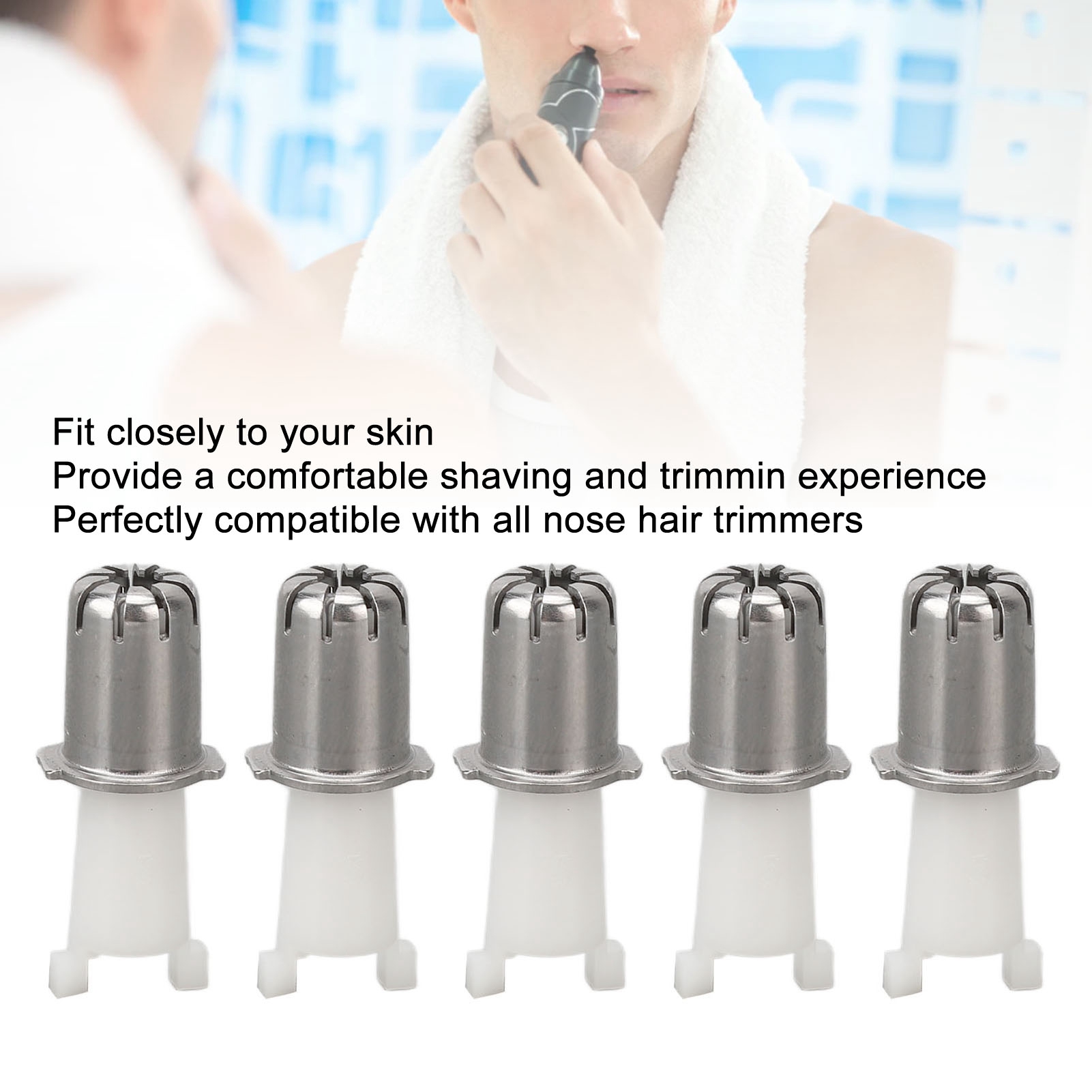 Nose Trimmer - 코털 제거기 교체용 헤드 경량 전문가용