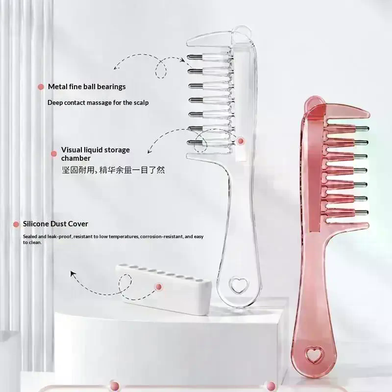 유니섹스 에센셜 오일 도포용 마사지 빗, 내장형 리저버 - Beard Oil 리뷰 및 가격