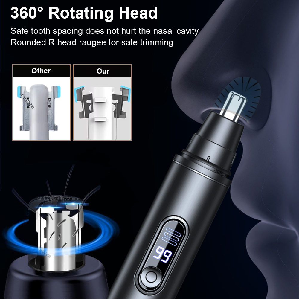 전기 코털 트리머 USB 충전식 코털 및 귀털 제거기  - Nose Trimmer 리뷰 및 가격