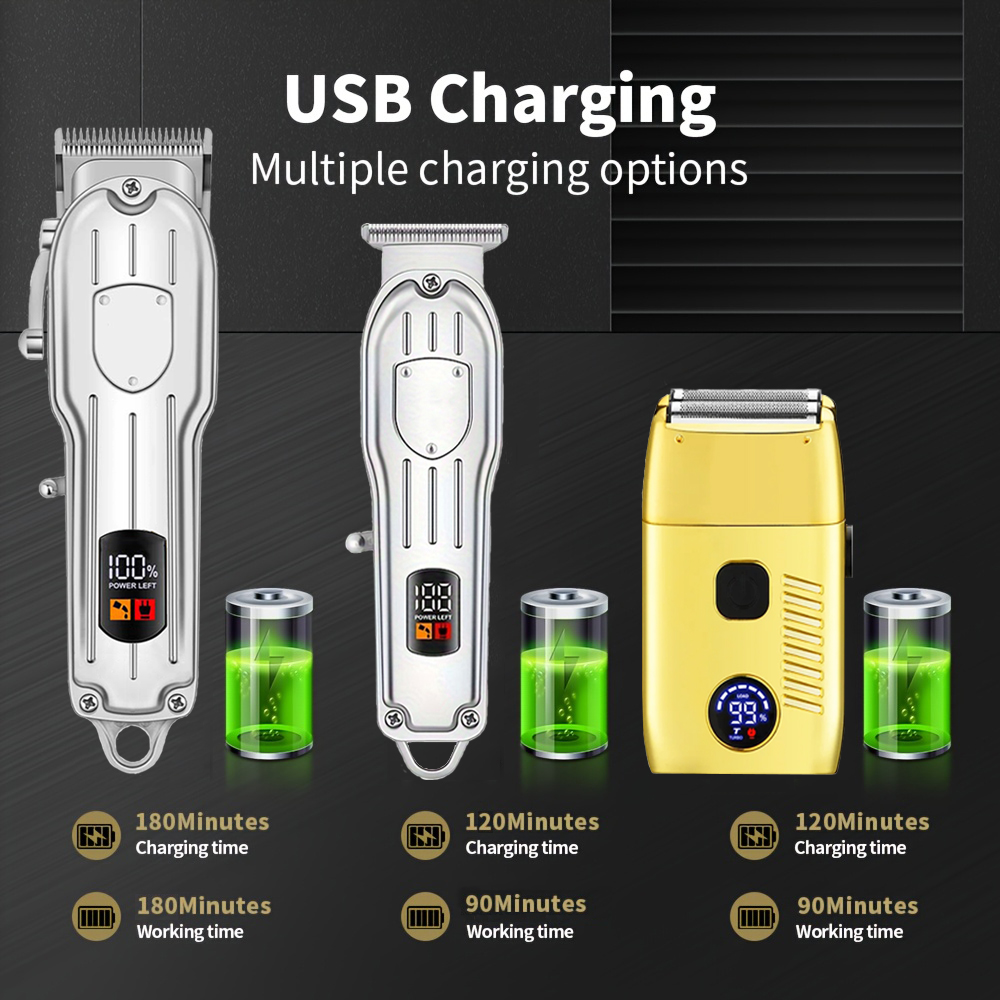 헤어 클리퍼 전기 면도기 남성용 USB 충전식 클리퍼  - Body Trimmer 리뷰 및 가격