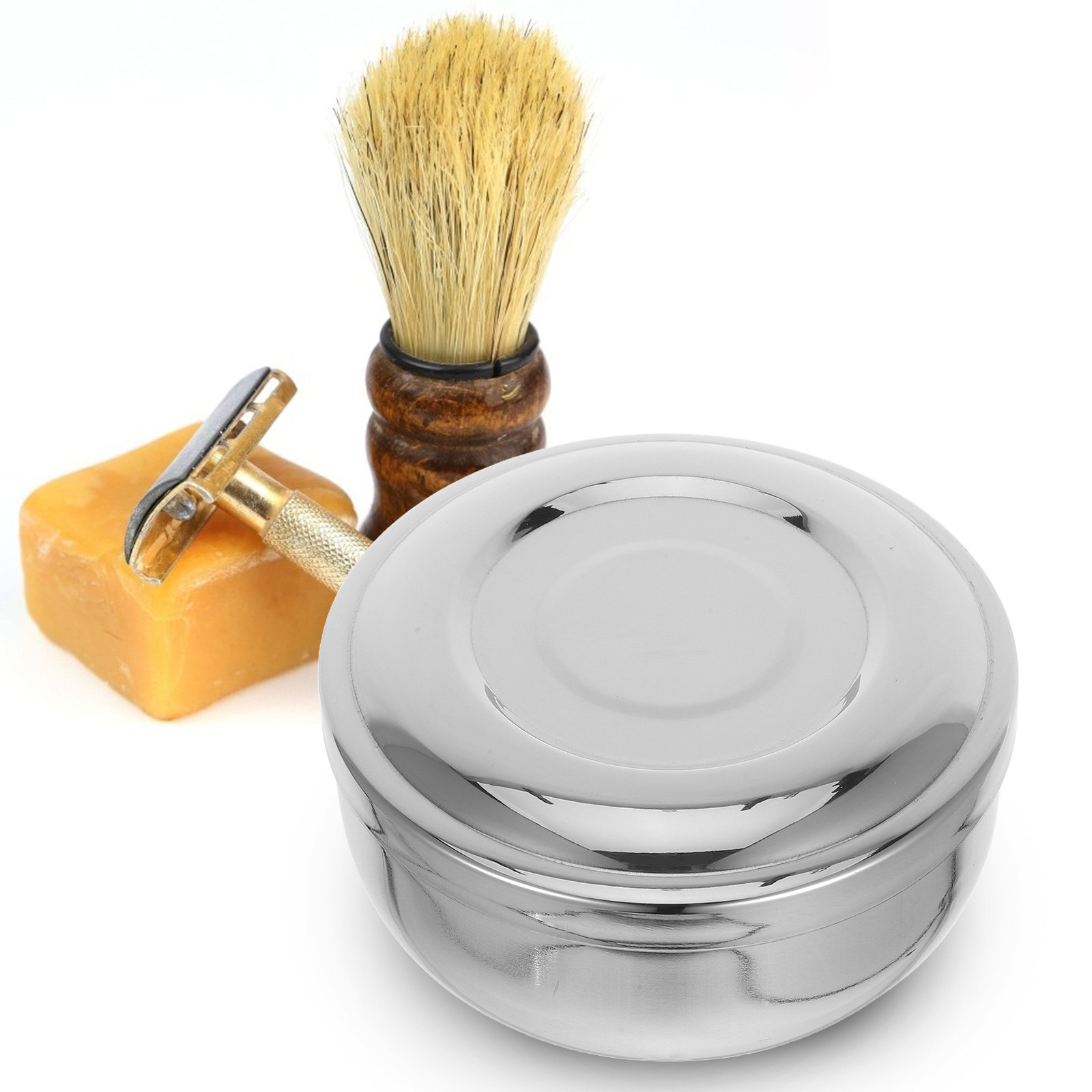 뚜껑이 있는 금속 면도용 그릇, 남성용 스테인리스 스틸 - Mens Grooming Travel Kit 리뷰 및 가격