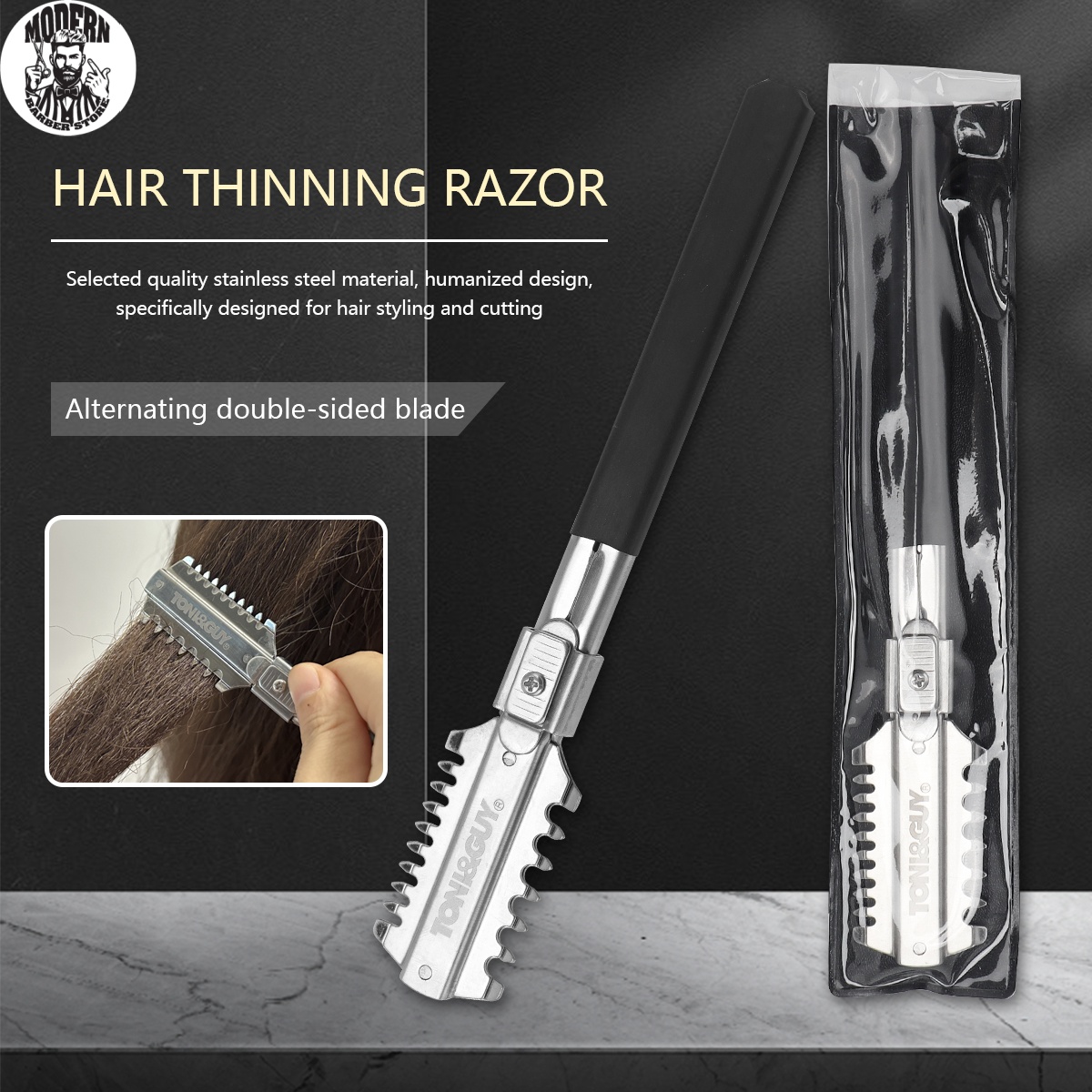 살롱 이중날 면도기 이발칼 수동 헤어 커팅 도구 수염  - Beard Trimmer 리뷰 및 가격